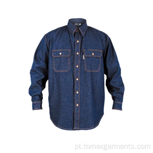 Camisa Denim Resistente a Chamas